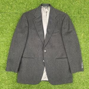 Men's Grey Cashmere Blazer Jacket 38S